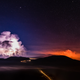 A long exposure shows molten lava flowing from the Piton de la Fournaise, one of the world's most active volcanoes, on the French island Reunion Island in the Indian Ocean, February 3, 2017. Picture taken February 3, 2017.